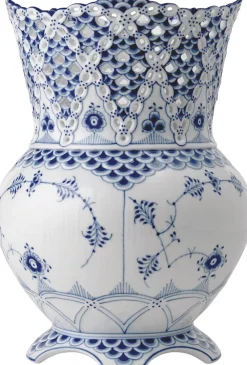 Royal Copenhagen Vaser & Urtepotteskjulere<Musselmalet Helblonde Vase 22 cm