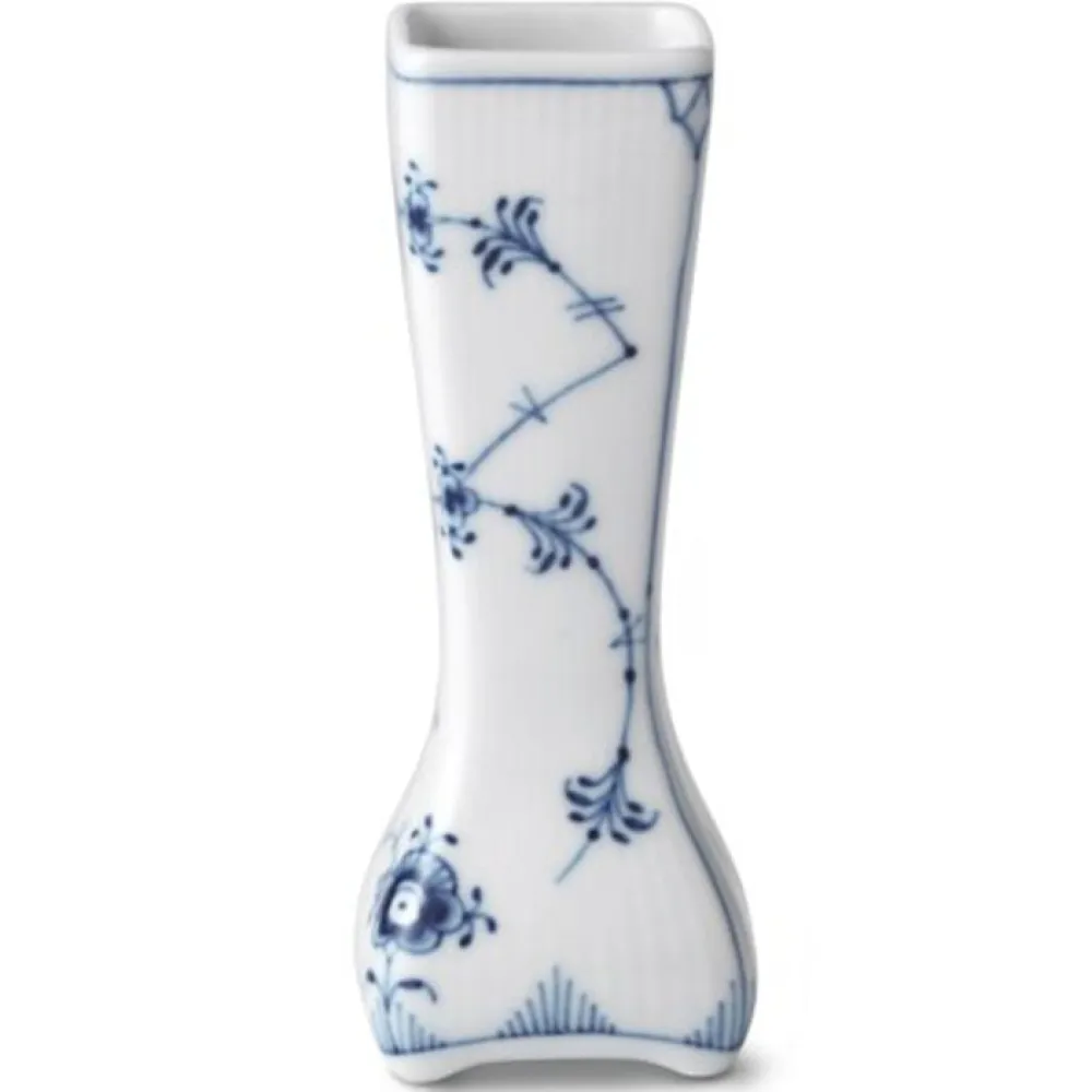 Royal Copenhagen Vaser & Urtepotteskjulere<MUSSELMALET RIFLET LILLE VINTAGE VASE 12 CM