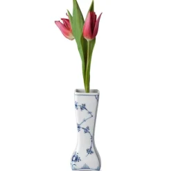 Royal Copenhagen Vaser & Urtepotteskjulere<MUSSELMALET RIFLET LILLE VINTAGE VASE 12 CM