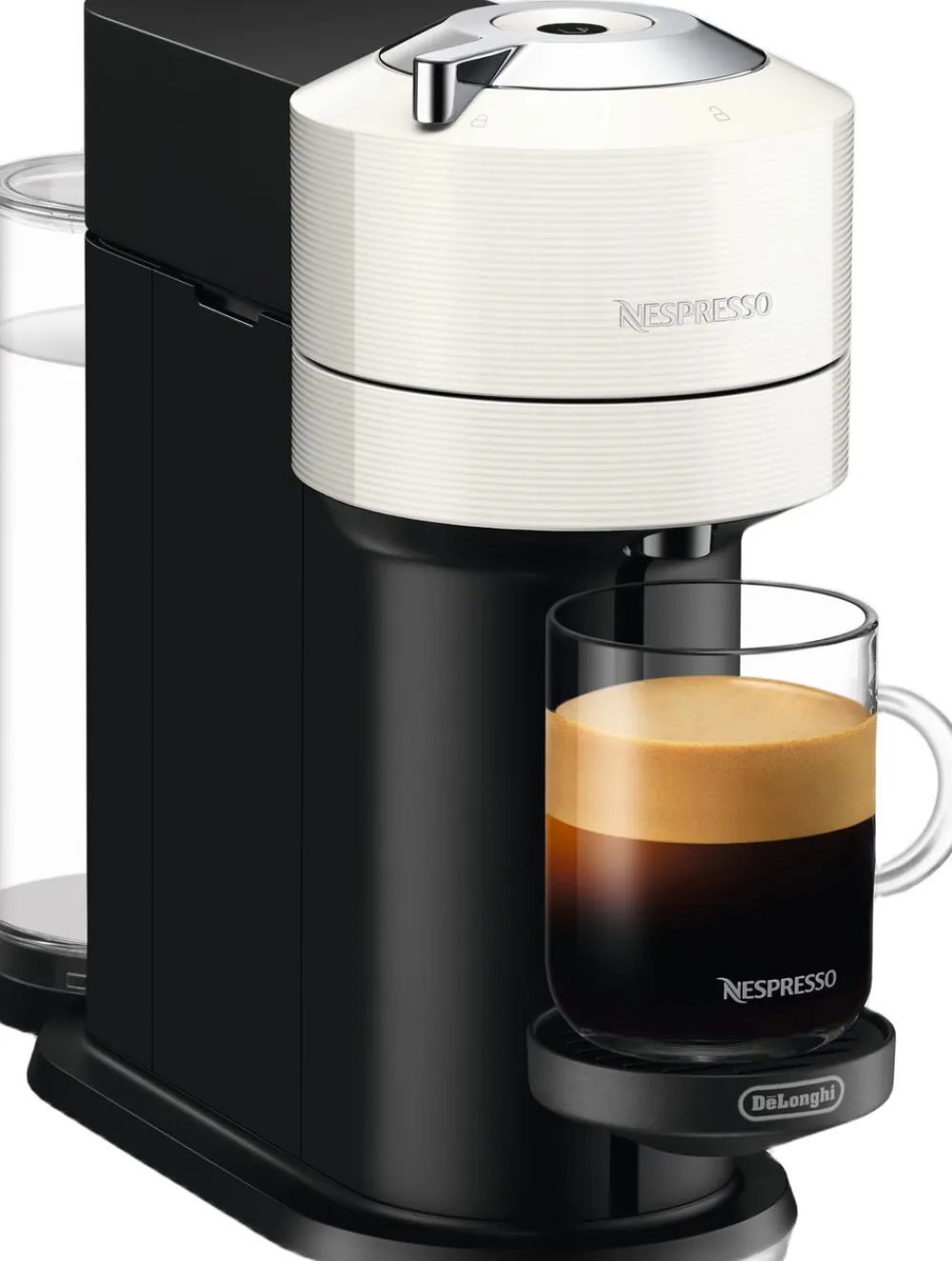 Nespresso Kaffe & Te<Vertuo Next Coffee Machine Delonghi, White