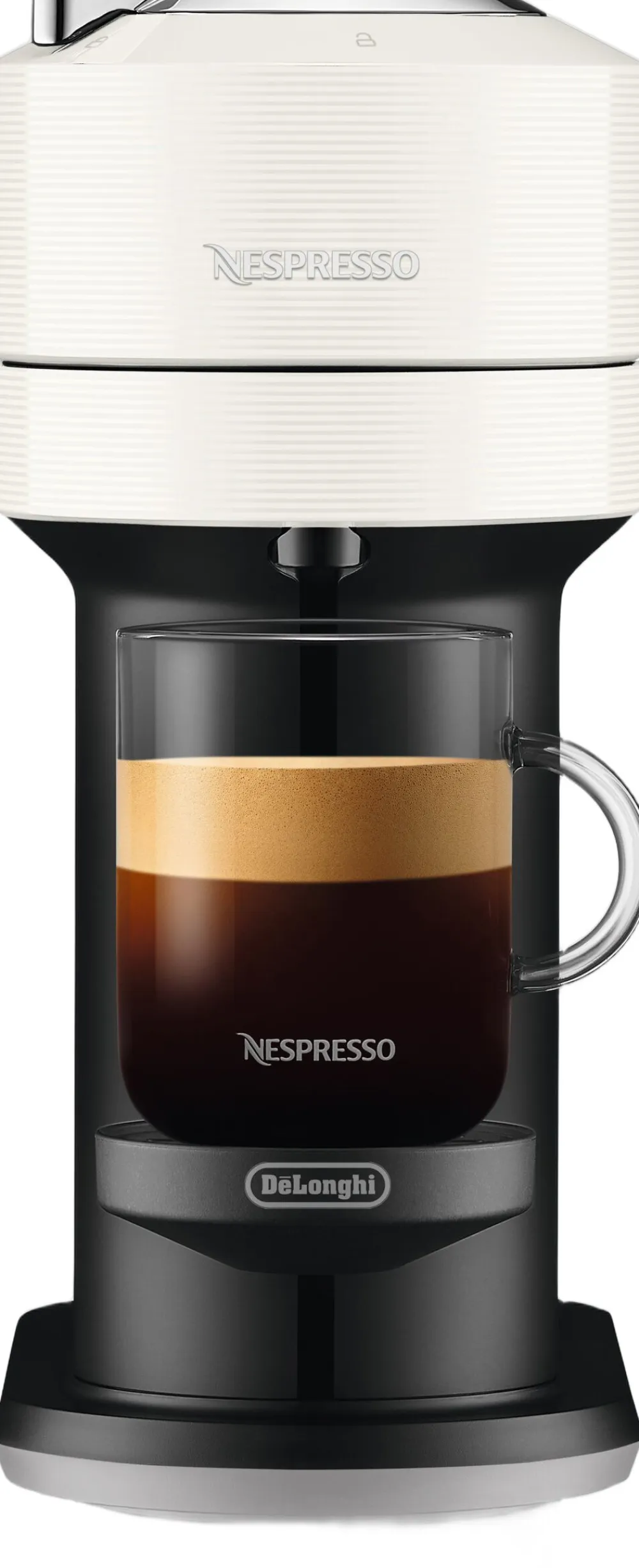 Nespresso Kaffe & Te<Vertuo Next Coffee Machine Delonghi, White