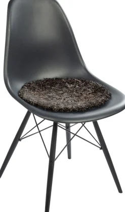 NATURES Collection Skind<New Zealand Sheepskin, Seat Cover, Short-Wool Curly, Round 38cm