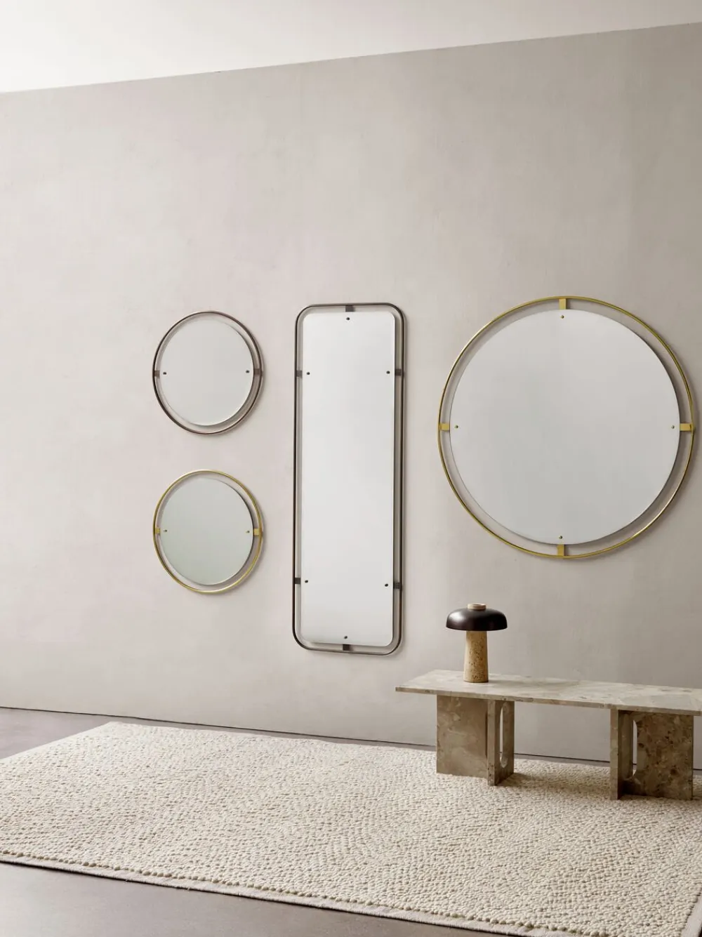 Audo Copenhagen Spejle<Nimbus, Mirror Ø60, Bronzed Brass