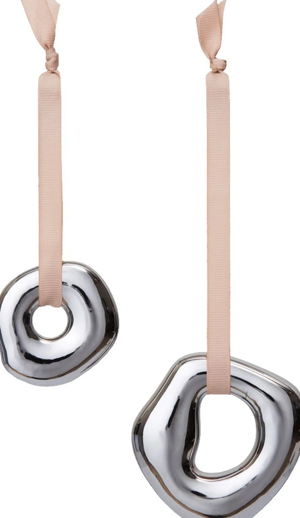 Ferm Living Juletræspynt<Orrith Ornaments - Set of 2 - Silver