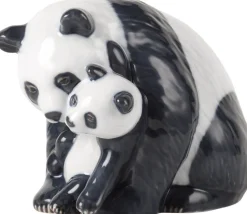 Royal Copenhagen Figurer & Skulpturer<Panda med Unge Figur, 13 cm