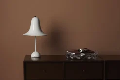 Verpan Trådløse Lamper<Pantop Ø23 Portable Table Lamp Grey sand
