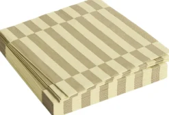 Hay Tilbehør Til Bordet<Pattern Napkins-Set of 20 Lunch-Cream and sand pillar stripe