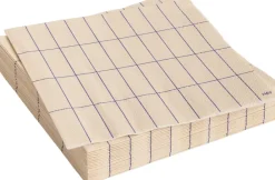 Hay Tilbehør Til Bordet<Pattern Napkins-Set of 20 Lunch-Off-white and blue grid