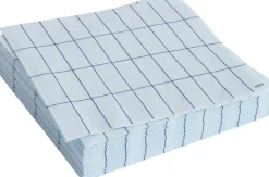 Hay Tilbehør Til Bordet<Pattern Napkins-Set of 20 Lunch-Light blue and blue grid