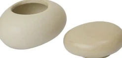 Ferm Living Opbevaring<Pebble Box - Small - Sand/Cream