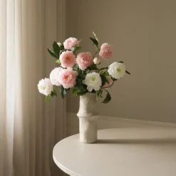 Botané Kunstige Blomster & Træer<Peony Bouquet
