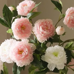 Botané Kunstige Blomster & Træer<Peony Bouquet