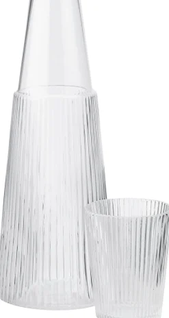 Stelton Glas|Karafler & Kander<Pilastro karaffel med glas 1 l, clear
