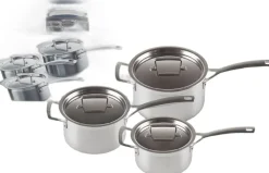 Le Creuset Gryder & Pander<3Ply CL Kasserollesæt m/ 3 stk
