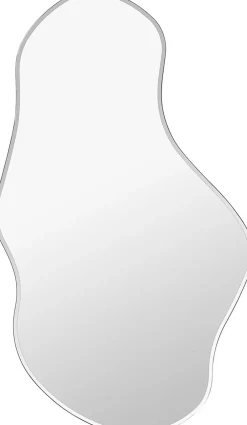 Ferm Living Spejle<Pond Mirror - Large - Dark Chrome