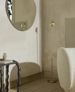 Ferm Living Spejle<Pond Mirror - XL - Dark Chrome