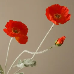Botané Kunstige Blomster & Træer<Poppy Flower