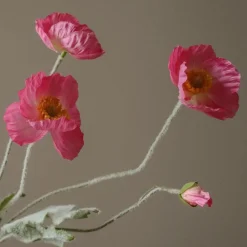 Botané Kunstige Blomster & Træer<Poppy Flower