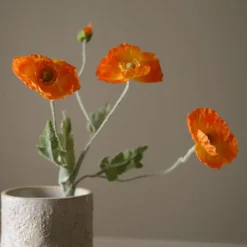 Botané Kunstige Blomster & Træer<Poppy Flower