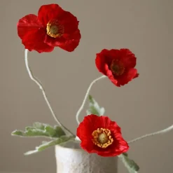Botané Kunstige Blomster & Træer<Poppy Flower