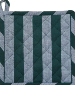 Magasin du Nord Collection Tekstiler Til Køkkenet<Pot holder 22x22 cm BIRK - Stripe dark green