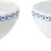 Royal Copenhagen Skåle & Fade<Prinsesse oval skål 37 cl 2 stk.