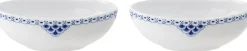 Royal Copenhagen Skåle & Fade<Prinsesse oval skål 37 cl 2 stk.