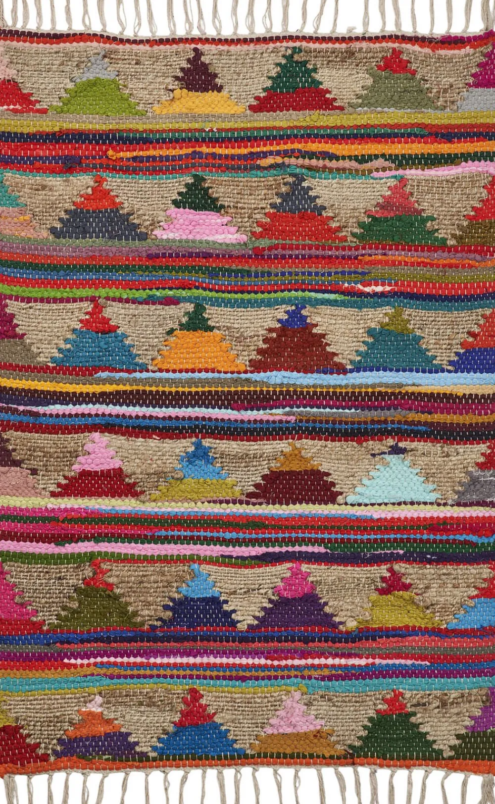 Bongusta Gulvtæpper<Pyramid Chindi Rug Multi