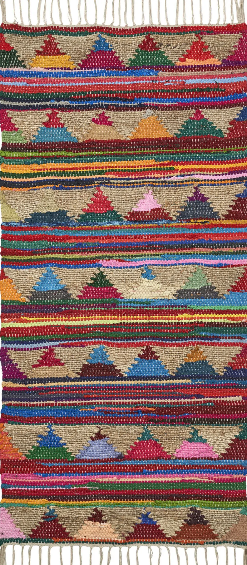 Bongusta Gulvtæpper<Pyramid Chindi Rug Multi