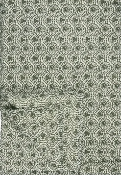 Ib Laursen Plaider<Quilt Ane hvid m/myrtle green mønster