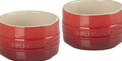 Le Creuset Skåle & Fade<Ramekin m/lige sider 0,2L Cerise