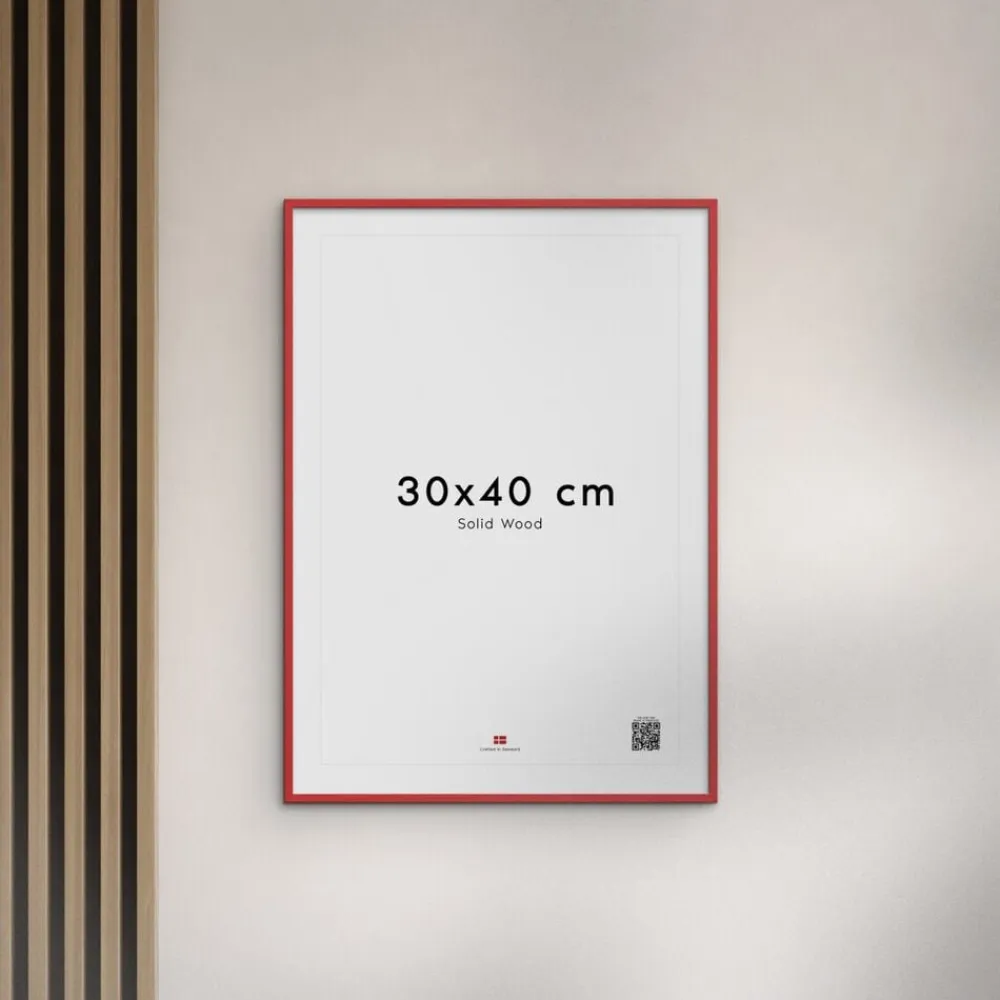 Poster & Frame Plakater & Rammer<Wood Red