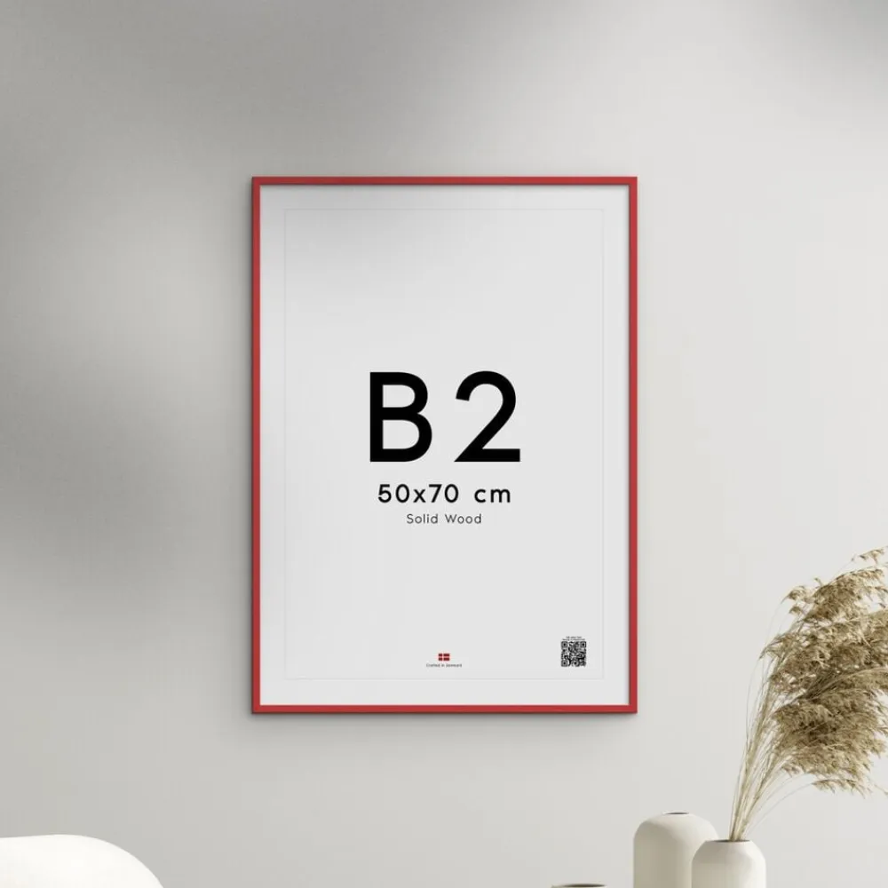 Poster & Frame Plakater & Rammer<Wood Red