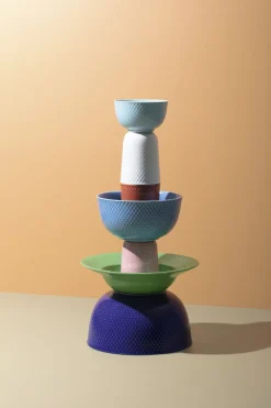 Lyngby Porcelæn Kopper & Krus<Rhombe Krus 33 cl terracotta porcelæn