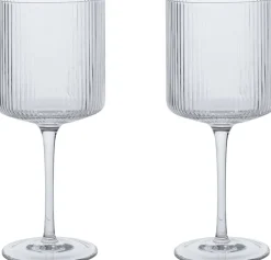 Ferm Living Glas<Ripple Red Wine Glasses - Set of 2