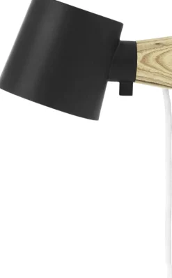 Normann Copenhagen Væglamper<Rise væg lampe sort