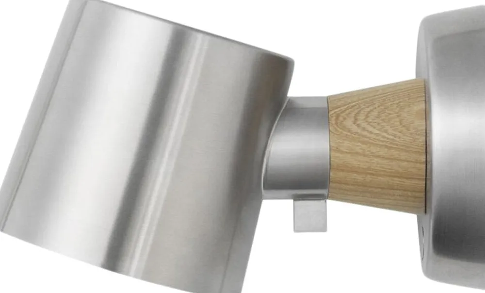 Normann Copenhagen Væglamper<Rise Wall Lamp Hardwired EU - Stainless Steel