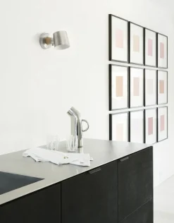 Normann Copenhagen Væglamper<Rise Wall Lamp Hardwired EU - Stainless Steel