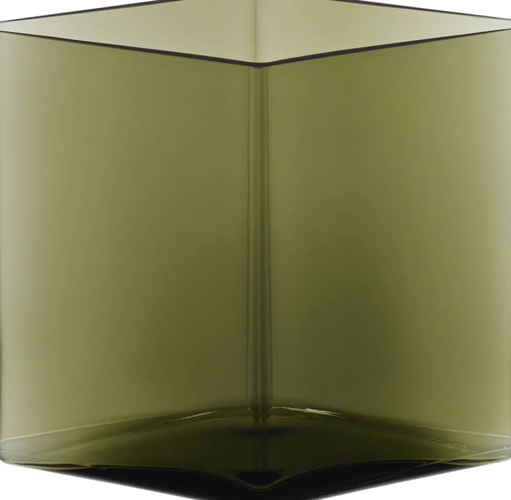 Iittala Vaser & Urtepotteskjulere<Ruutu mosgrøn