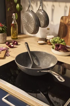 Ballarini Gryder & Pander<Salina Ceramic Wok, 30 cm, Aluminium, Titanium forstærket ke