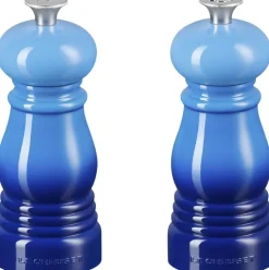 Le Creuset Køkkenartikler<Salt & peber sæt 11cm Azure Blue