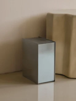 Ferm Living Badeværelsestilbehør<Sama Bin - Brushed Stainless Steel
