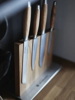 Le Creuset Køkkenknive & Sakse<Santoku kniv m/ oliventræsskaft 13cm