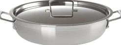 Le Creuset Gryder & Pander<Sautergryde m/ låg 3-ply rustfrit stål
