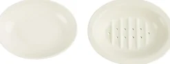 Ib Laursen Badeværelsestilbehør<Sæbeskål i 2 dele butter cream