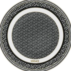 Versace Bageartikler<Service Plate 33cm, Signature Black, La Greca