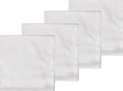 Södahl Tekstiler Til Borddækning<Serviet Tiles Damask Optisk hvid 4 stk
