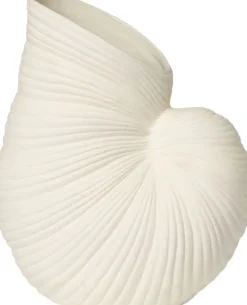 Ferm Living Vaser & Urtepotteskjulere<Shell Vase - Off-white
