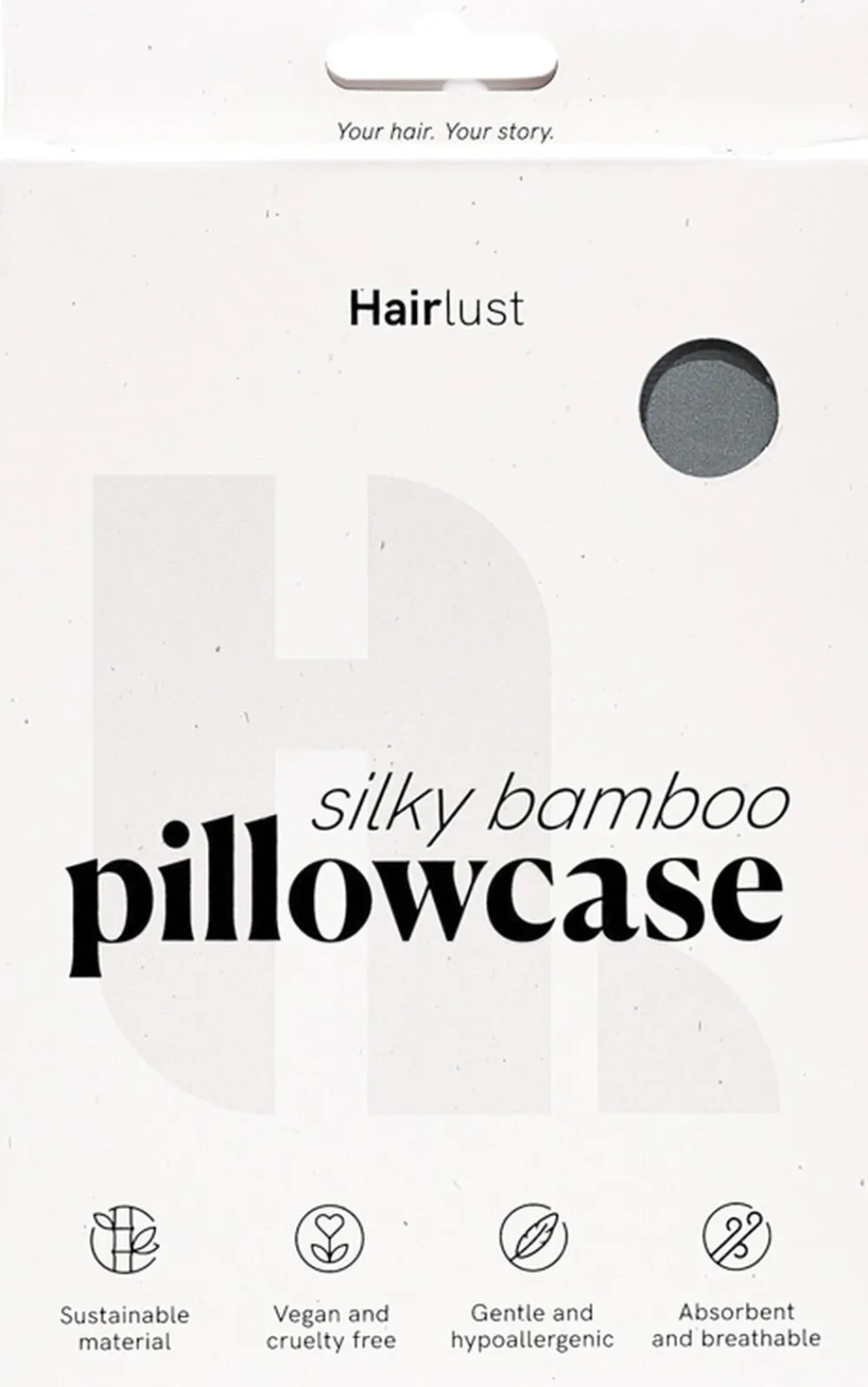 Hairlust Sengetøj & Lagner<Silky Bamboo Pillowcase Cloud gray
