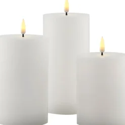 Sirius Elektriske Julelys<Sille Genopladelig 3 stk sæt